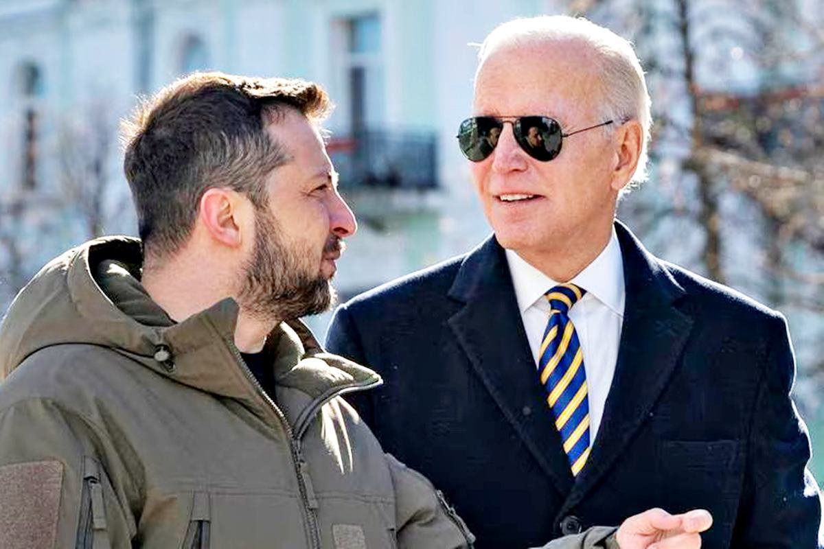 우크라이나를 방문한 바이든 미국 대통령 우크라이나 대통령실.jpg