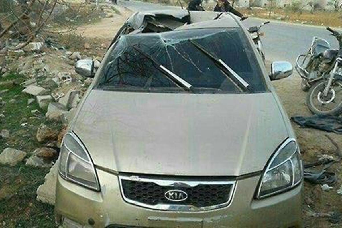 알카에다 2인자가 암살 미사일로 암살된 현장.jpg