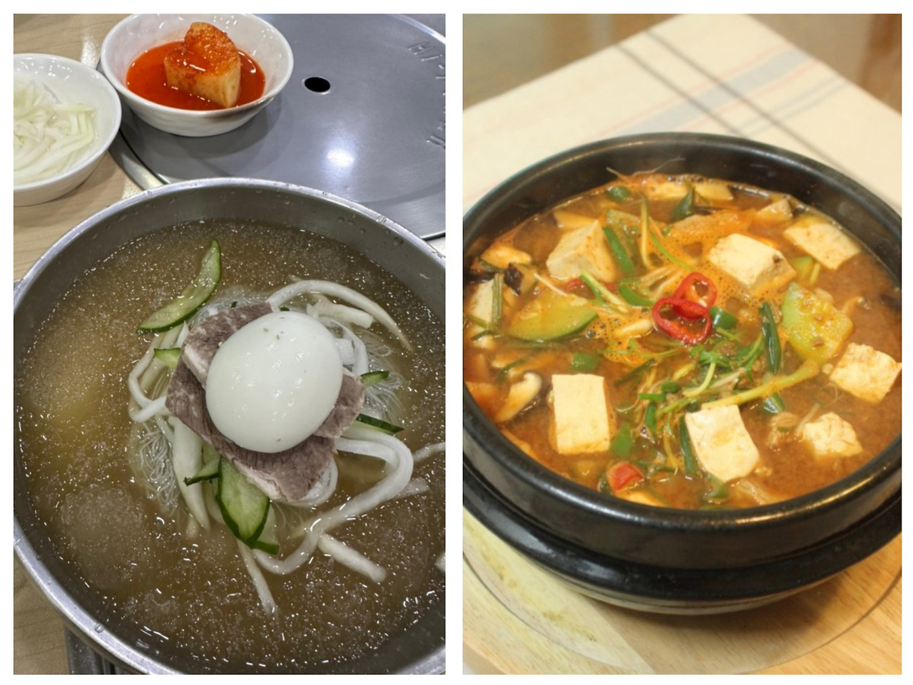 Canh tương đậu (Doenjang-jjigae) và cơm