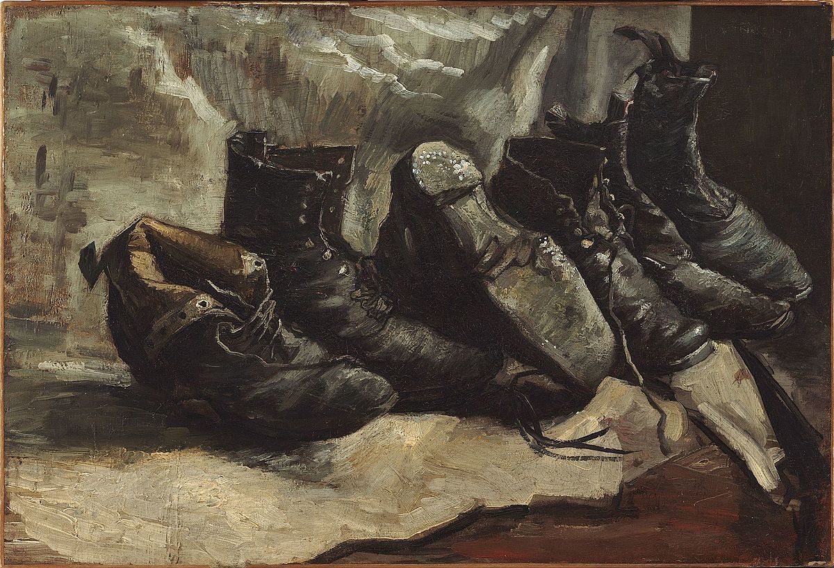 Vincent_van_Gogh_-_Three_pairs_of_shoes,_1886_(Fogg_Art_Museum) 위키미디어.jpg