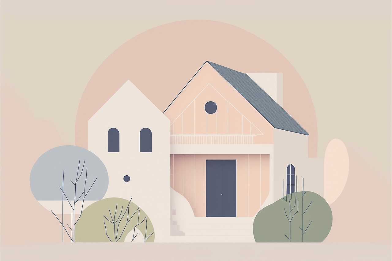 there-is-small-house-with-porch-door-generative-ai.jpg