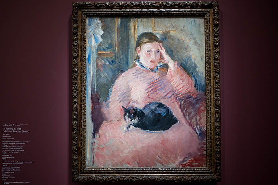 Chat a Orsay avec l'exposition Manet Degas.jpg