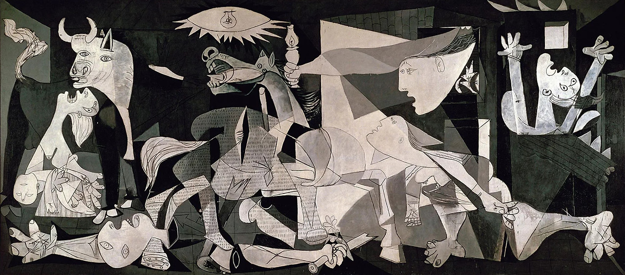 Pablo Picasso, Gurnica, 1937, Madrid Musium.jpg