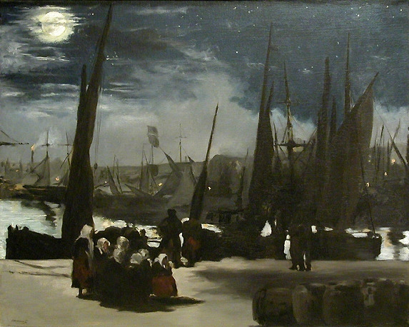 1869, Clair de lune sur le port de Boulogne.jpg
