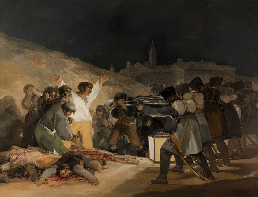 Francisco de Goya, El Tres de Mayo, 1814, Museo de Prado, Madrid..jpg