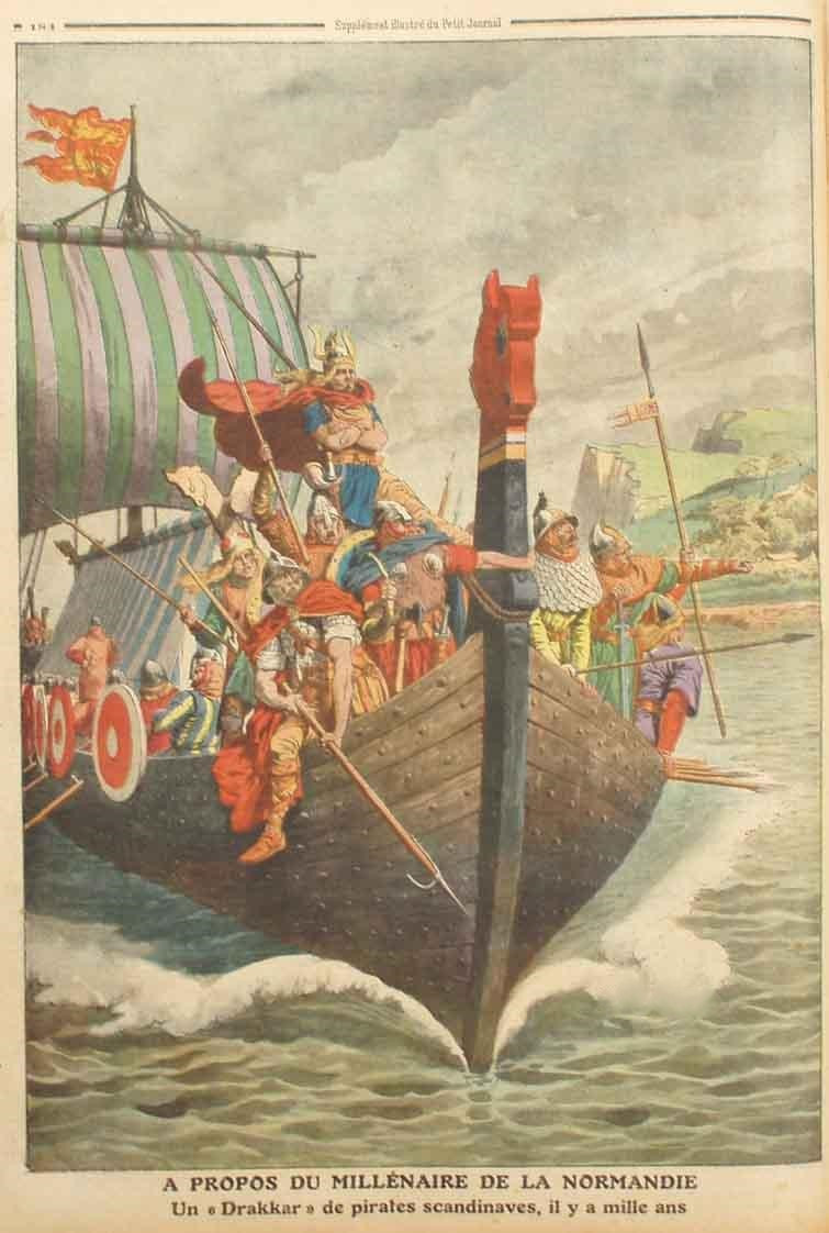 Drakkar dans le Petit Journal en 1911.jpg