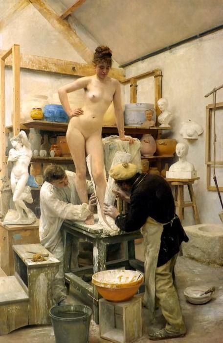 Un coin d'atelier (1887) Edouard Joseph Dantan (Ellen Andrée).jpg