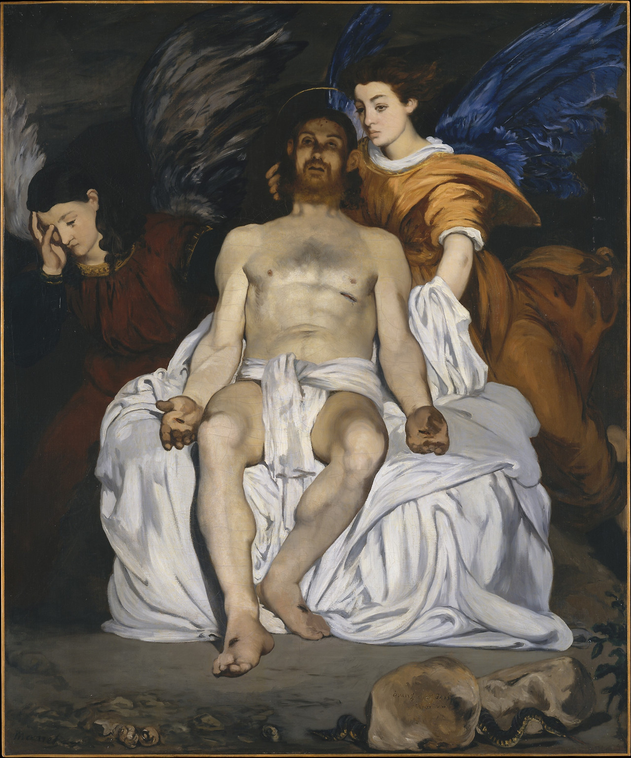1864, Le Christ mort et les anges.jpg
