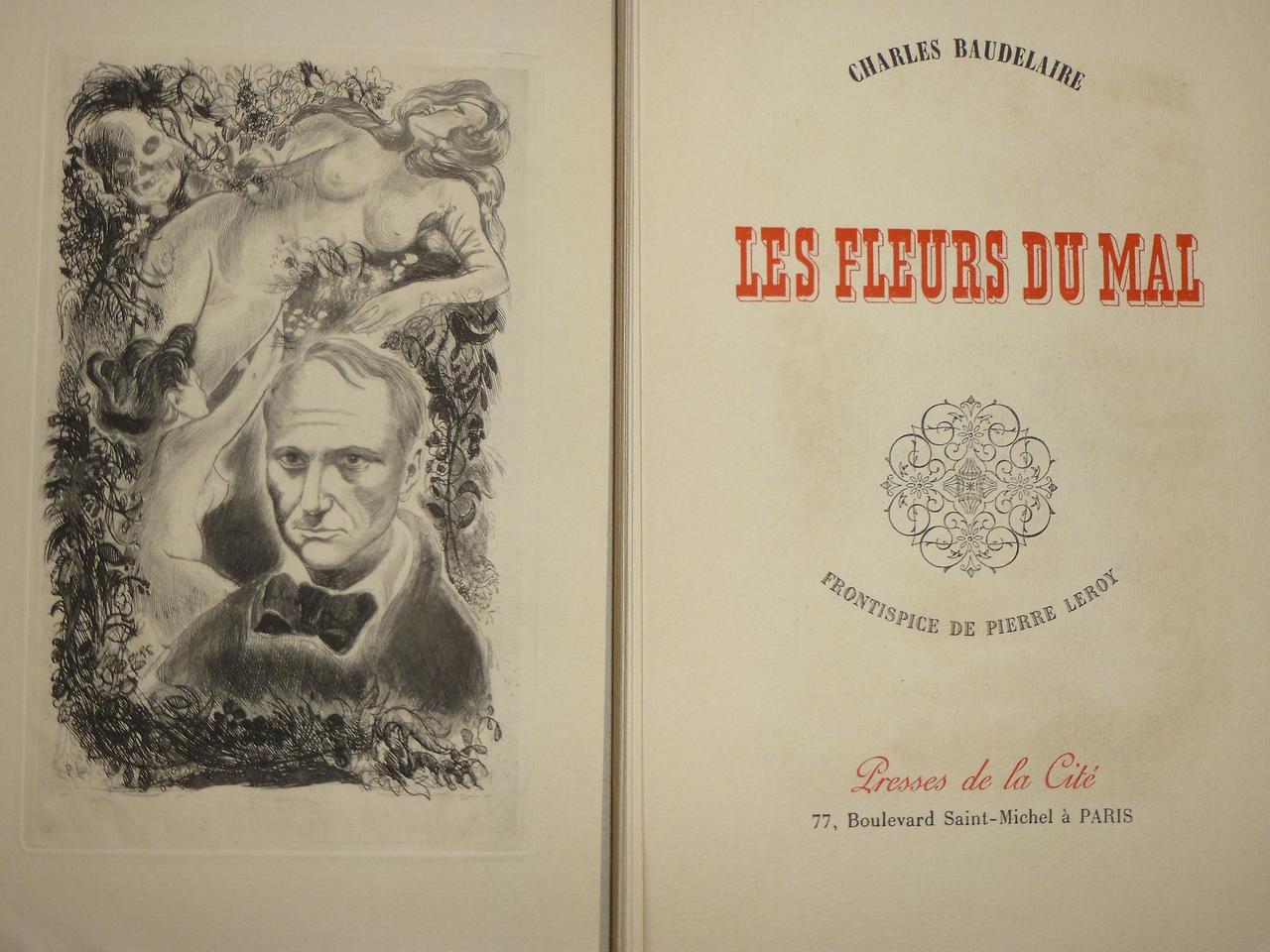 Charles Baudelaire, Les Fleurs du Mal, 1945.jpg