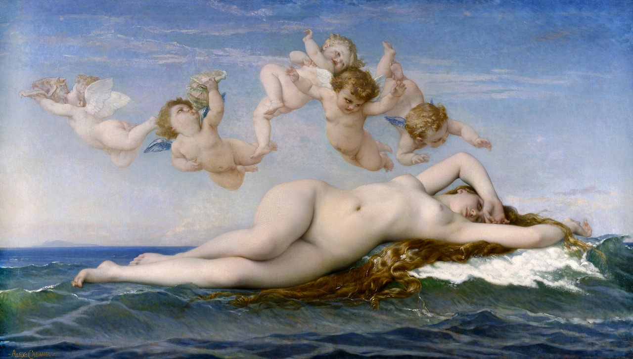 Alexandre Cabanel, La Naissance de Vénus, 1863.jpg