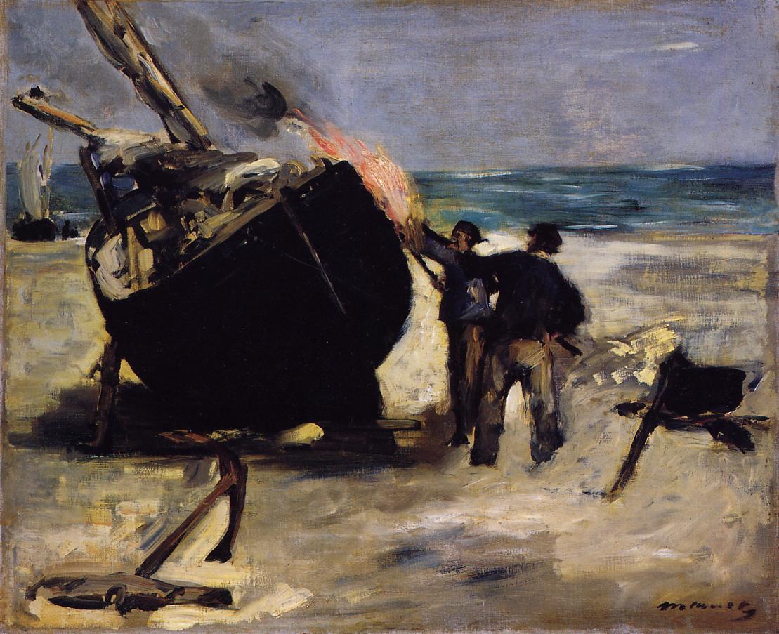 1873, Le Bateau goudronné.jpg