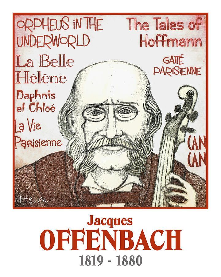 Jacques Offenbach, Affiche.jpg