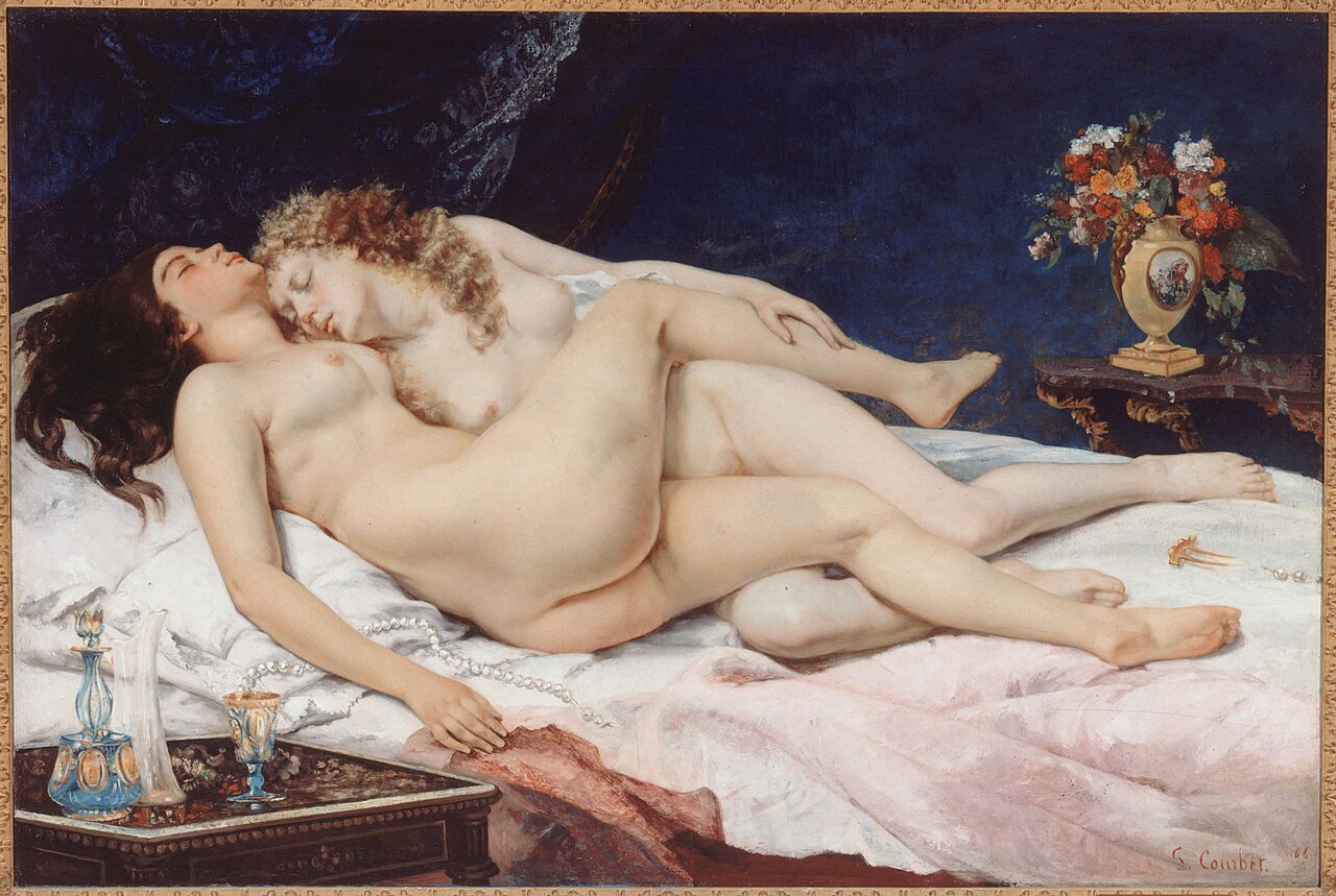 Gustave Courbet, Le Sommeil (1866), Paris, Petit Palais.jpg