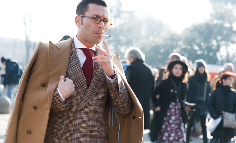 Keeping-it-cool-menswear-pitti-uomo-style-menfashion-camel-coat-smoking-double-breasted-suit.jpg