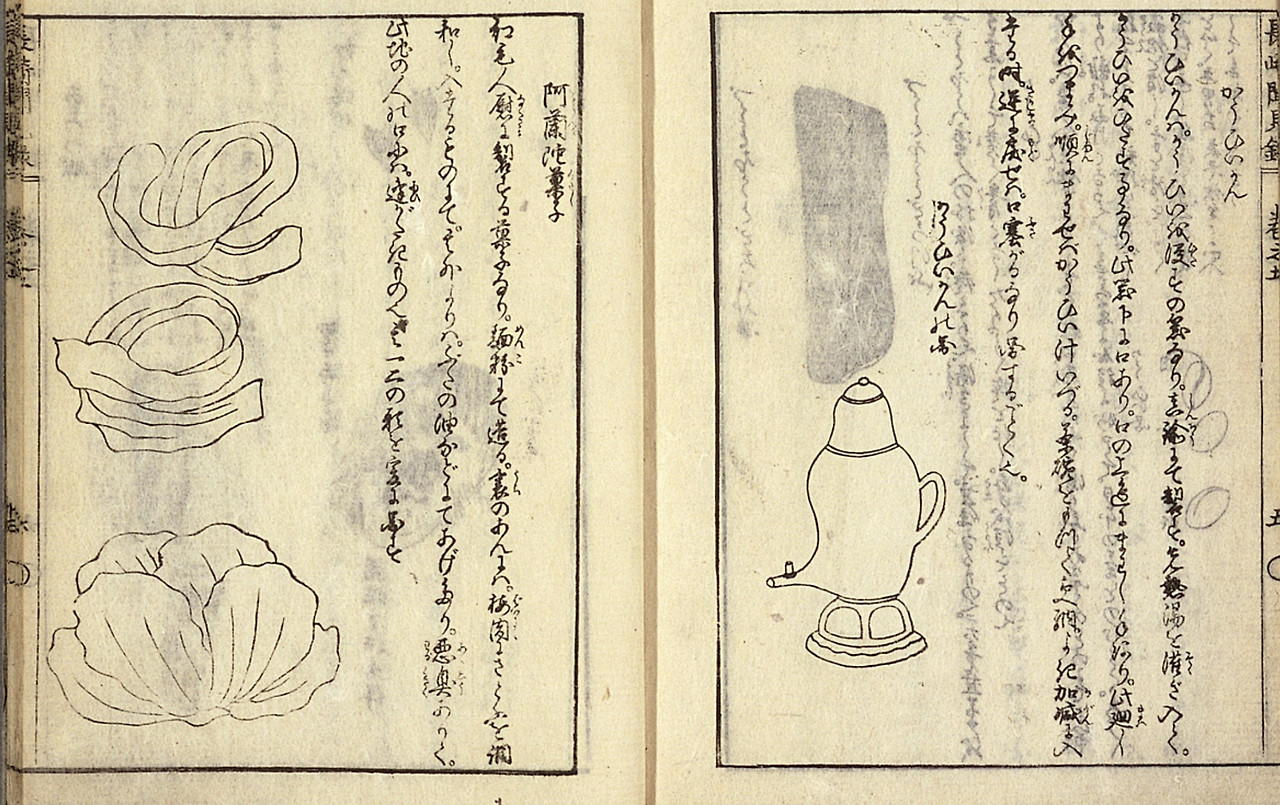 나가사키문견록_빵과커피소개_長崎聞見録_5巻 広川獬著_都 菱屋孫兵衛〔ほか〕文政1(1818)刊_5冊(2).jpg