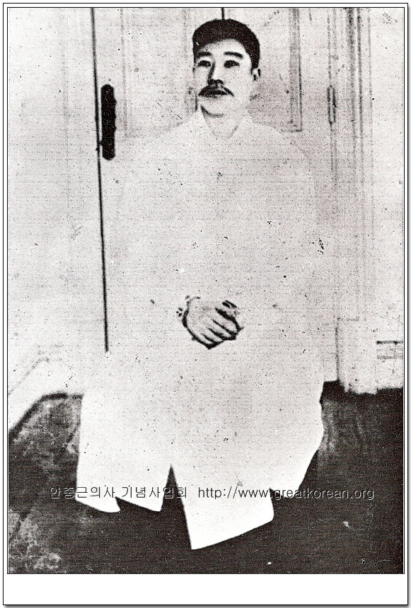 당시 안중근 의사 순국 직전의 모습 (안중근의사 기념사업회).jpg