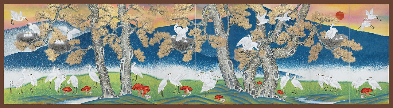 예범 박수학의 백로도 병풍.jpg