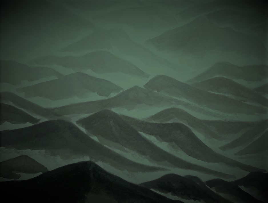 대둔산에서의 산그리메 조망, 노을이 물들기 시작한다 (2).jpg