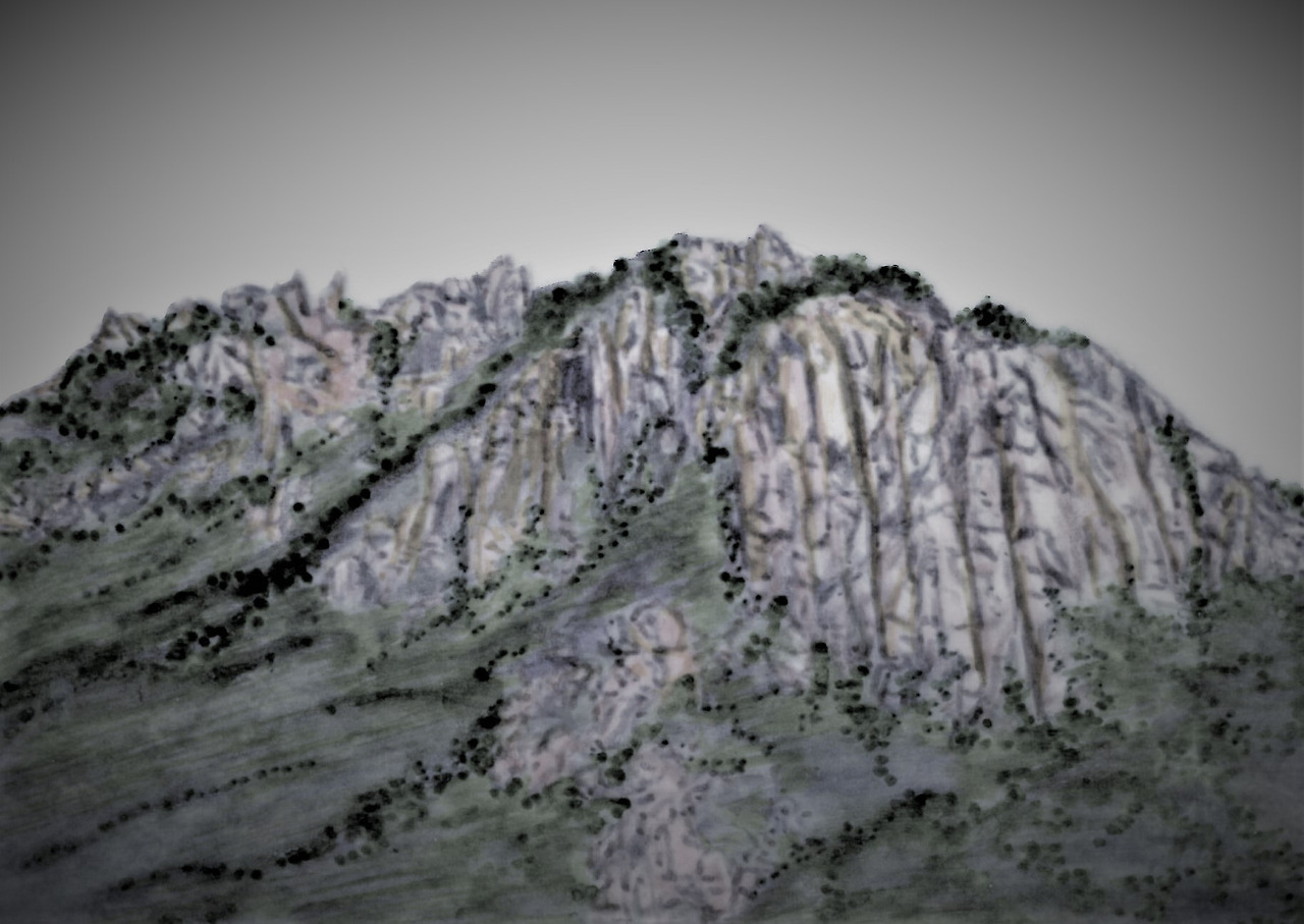 56. 병풍바위는 우람한 암벽들의 중첩된 모습이다.jpg