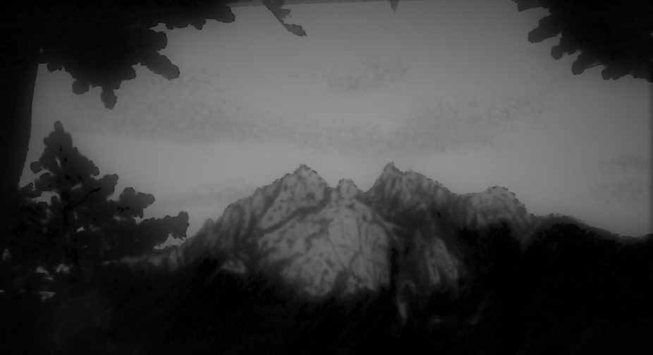 74. 백운대가 있는 북한산 사령부에도 어둠이 내리기 시작했다.jpg