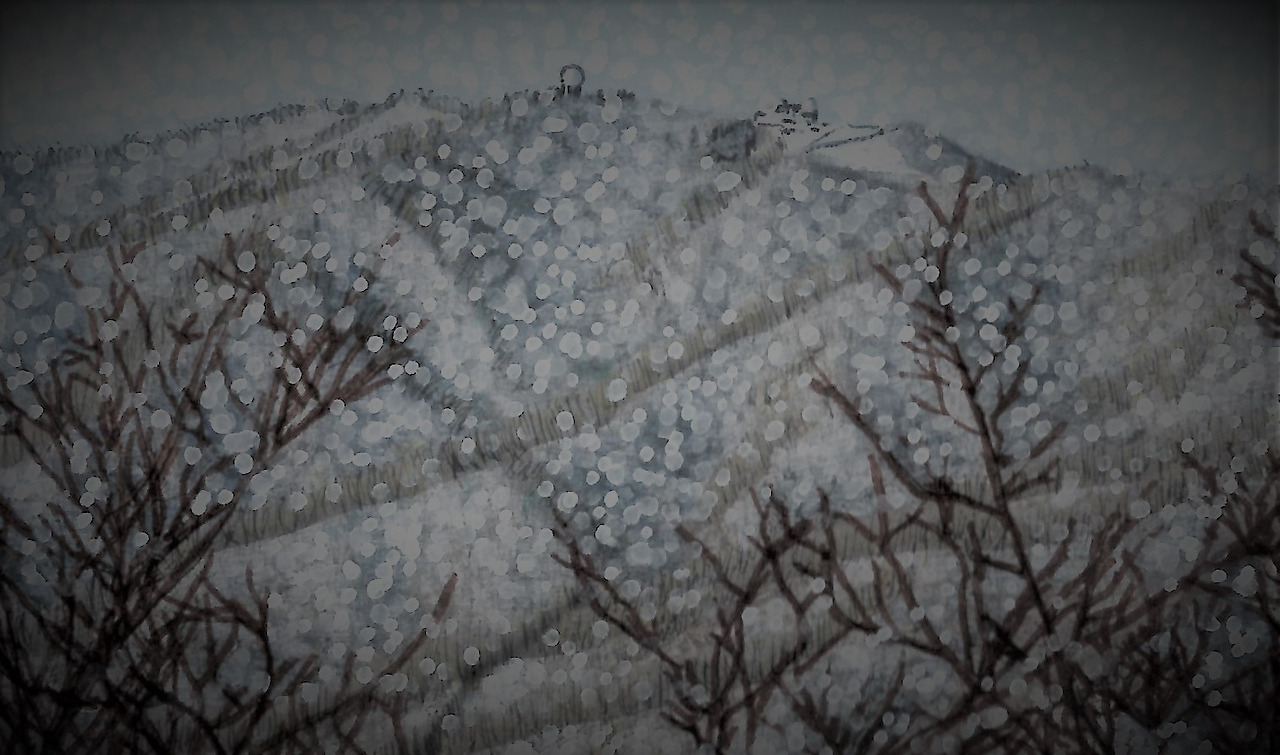 회목봉,상해봉,광덕산-회목봉에서 바라본 광덕산 조경철 천문대.jpg