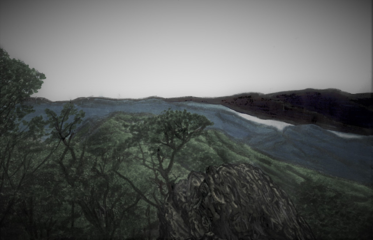 69. 고동산에서 북한강 일대를 내려다본다.jpg