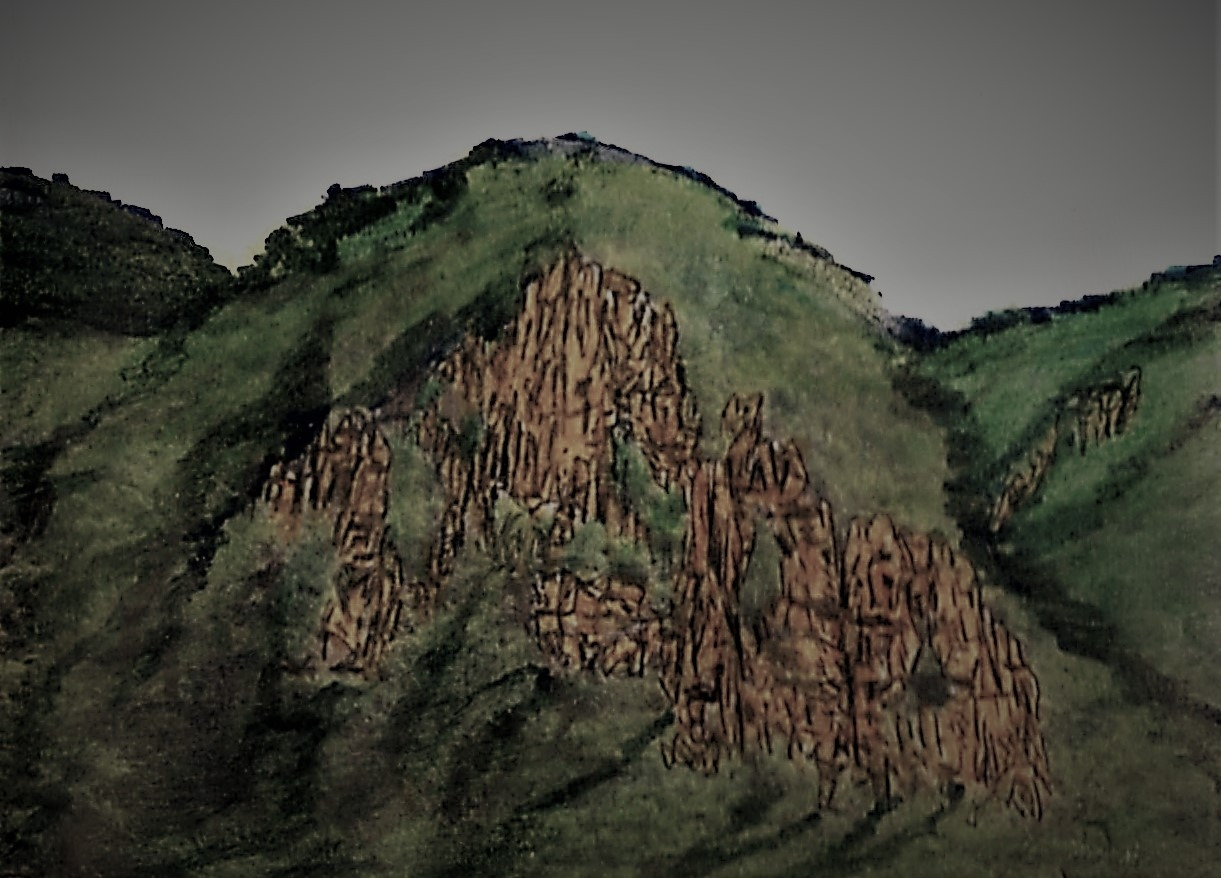 9. 오른쪽으로 소금강절벽을 보며 오른다.jpg