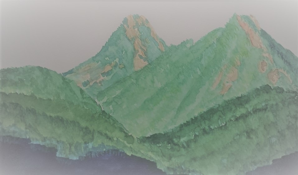 1415m봉에서 바라본 황석산과 북봉.jpg