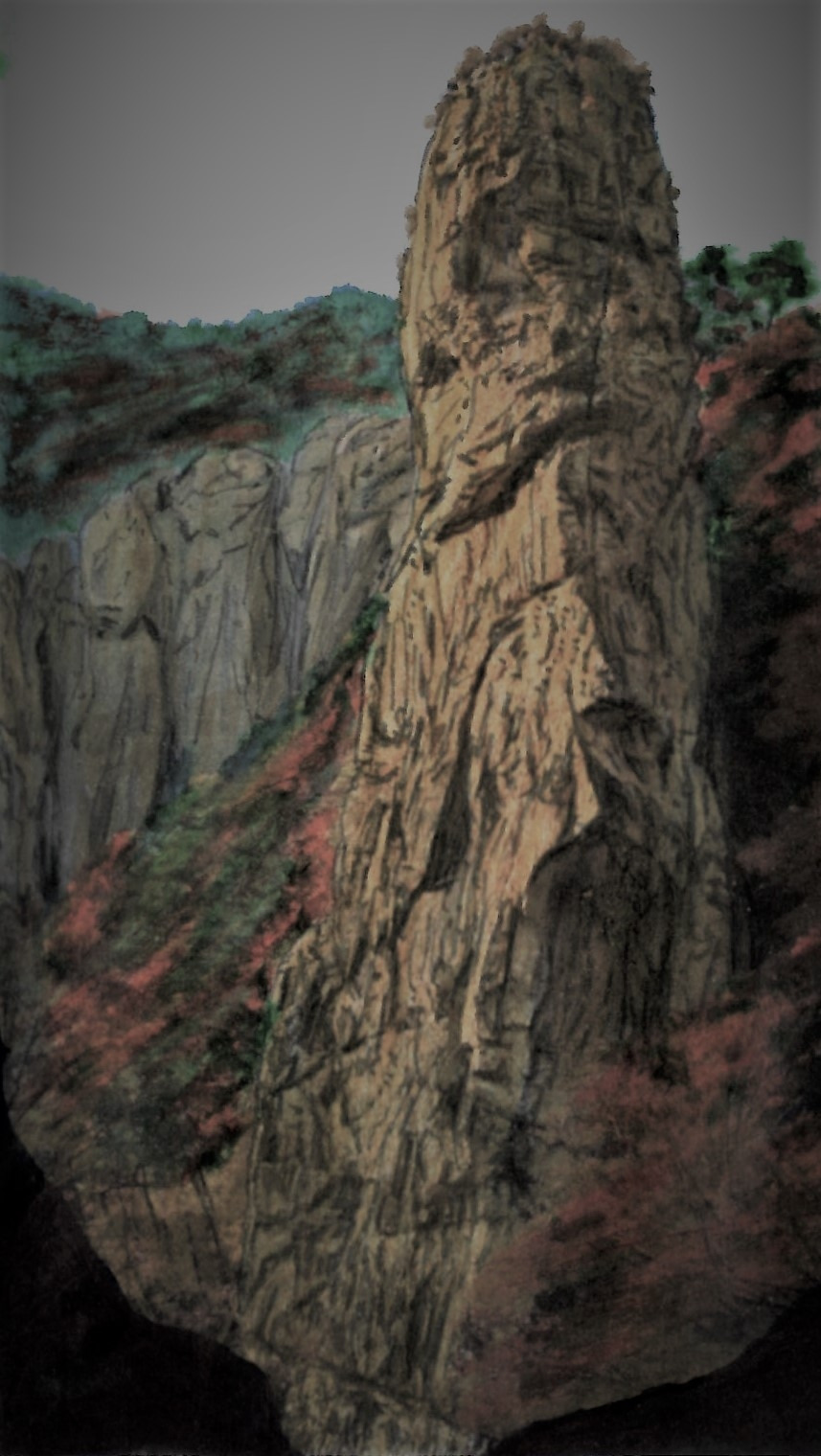 27. 주변을 붉게 물들인 시루봉이 가을을 타는 것처럼 보인다.jpg