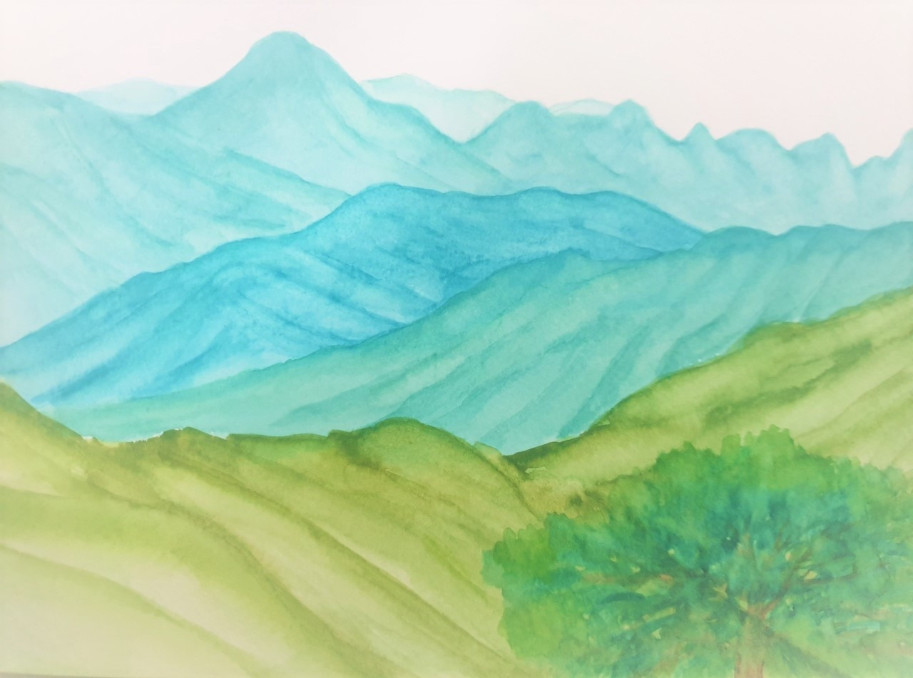 북바위산 정상에 이르자 주흘산과 부봉능선이 활짝 열렸다.jpg