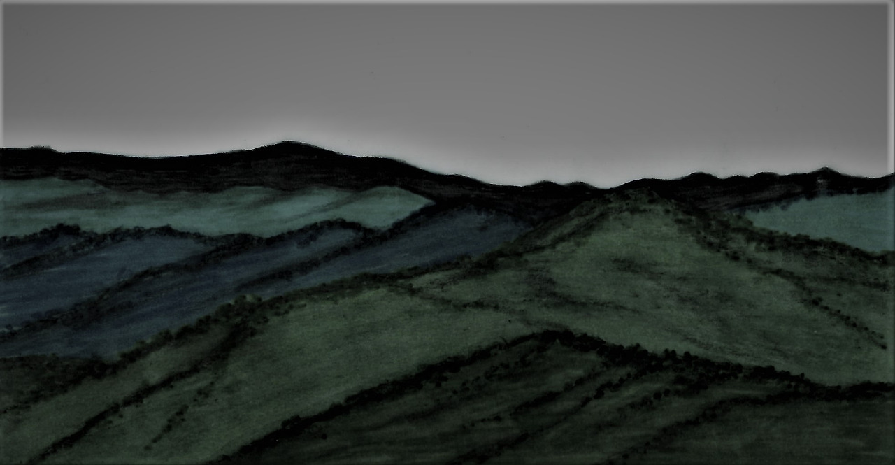 계방산-계방산 정상에서의 조망, 소계방산과 멀리 횡선을 그은 설악.jpg