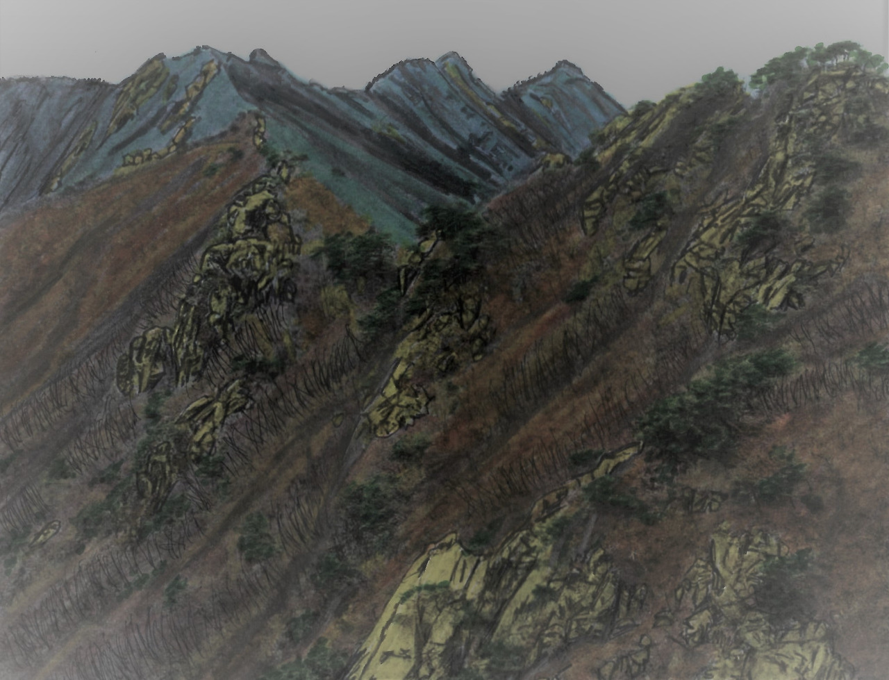 41. 계룡산의 수많은 연봉은 한눈에 담을 수는 없다.jpg