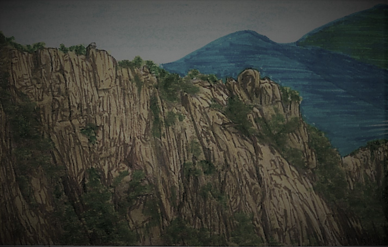 63. 순결바위가 있는 순결바위능선도 우람하기 이를 데 없다.jpg