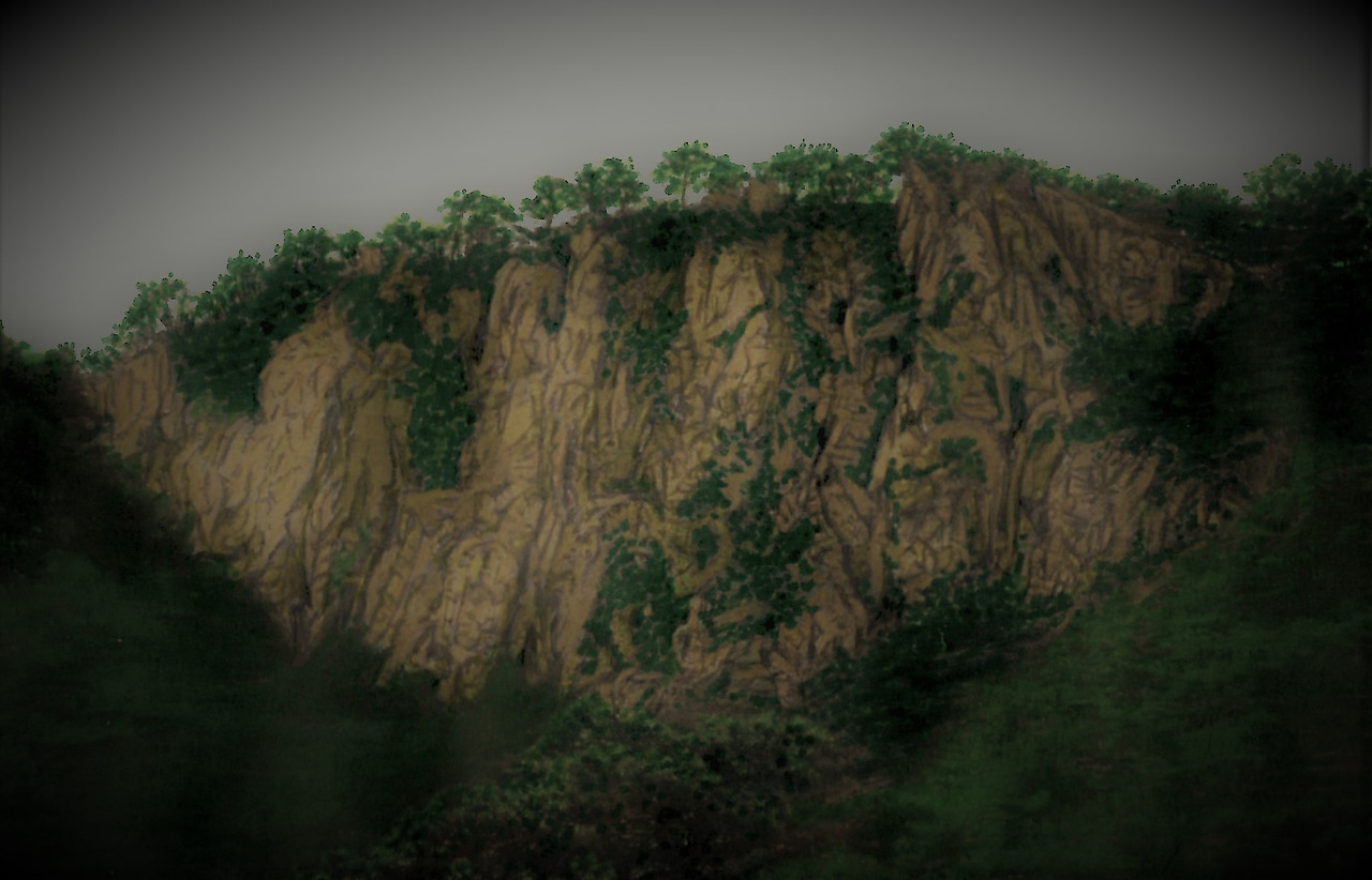 72. 암벽의 바람재능선이 눈길을 끌어당긴다.jpg