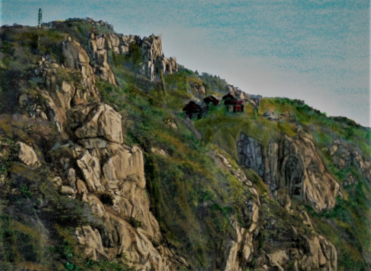 41. 상사암에서 둘러보니 특히 만장대 위의 보리암이 눈에 잡힌다.jpg