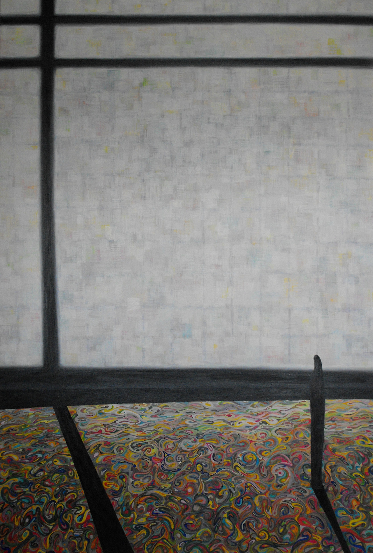 그대와 그대 사이  193.9 × 130.3 cm,   oil on canvas,   2009.jpg