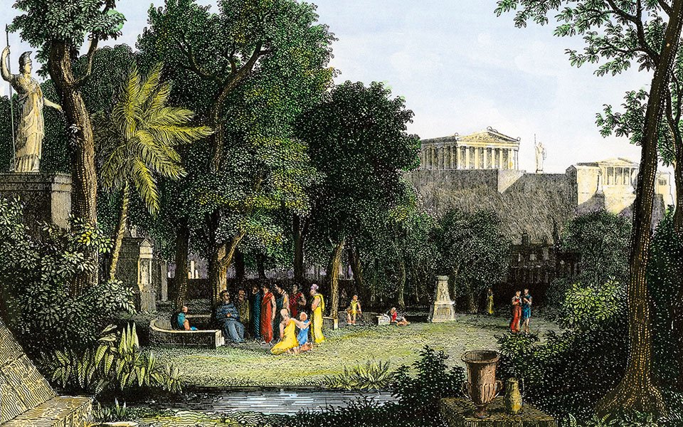The-Philosopher’s-Garden-at-Athens-Iconographic-Encyclopaedia-of-Science-Literature-and-Art-1851-VISUALHELLAS.jpg