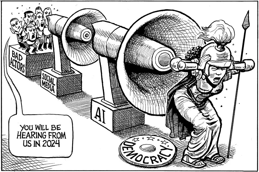 KAL 2023-12 Democracy facing more threat in 2024.jpg