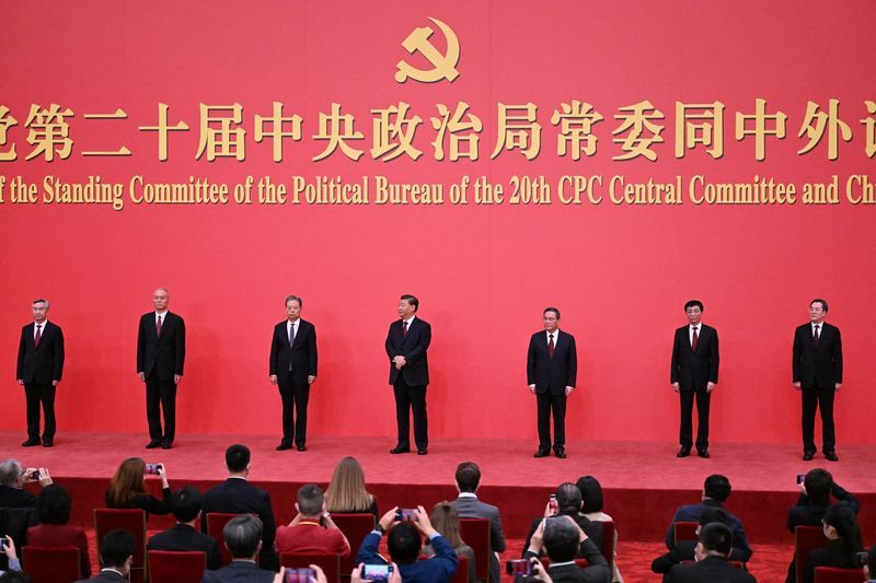 CCP 2022-10 Xi Jinping and Politburo members.jpg