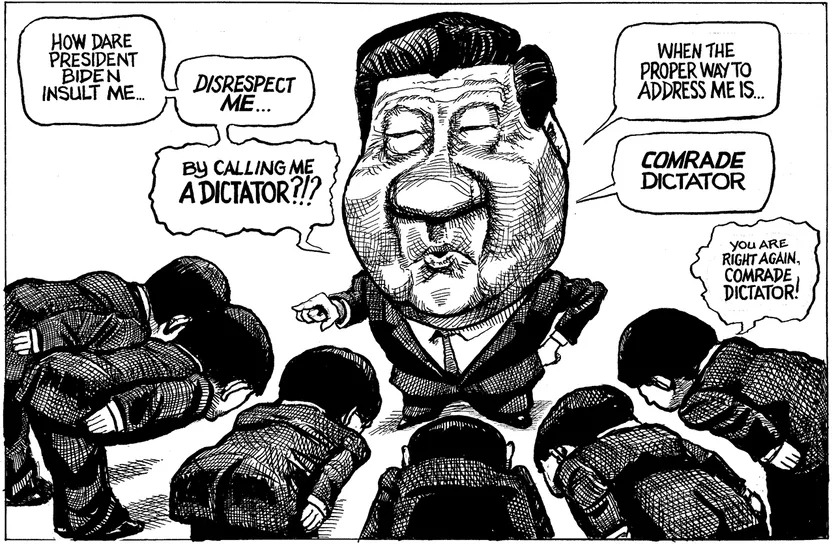 KAL 2023-06 Biden calls Xi Jinping a dictator.jpg