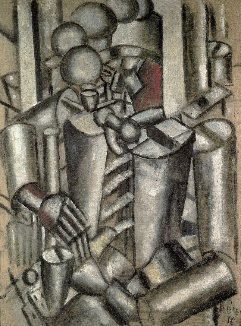 800px-Fernand_Léger,_1916,_Soldier_with_a_pipe_(Le_Soldat_à_la_Pipe),_oil_on_canvas,_130_x_97_cm,_Kunstsammlung_Nordrhein-Westfalen,_Dùsseldorf.jpg
