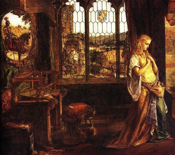 The Lady of Shalott by William Maw Egley (1858).jpg