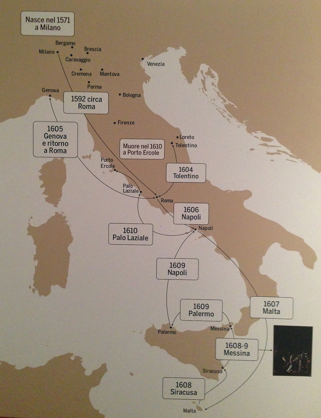 Map of Caravaggio's travel.jpg