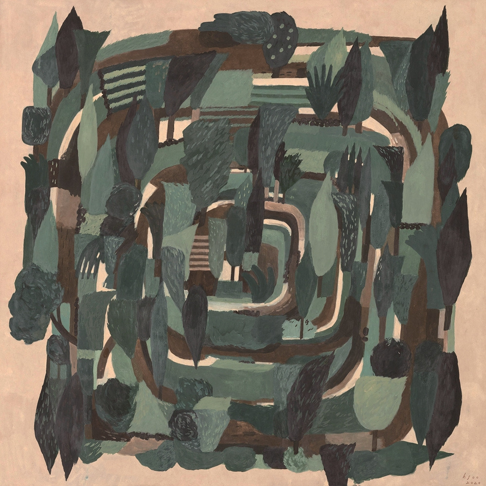 김현수_시골길, 장지에 채색, 97x99cm,2020.jpg