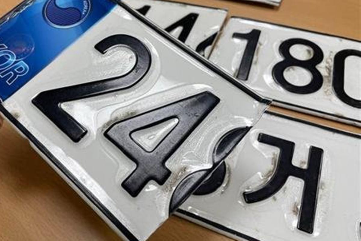 파이넨셜 뉴스 찢어진 차량번호판.jpg