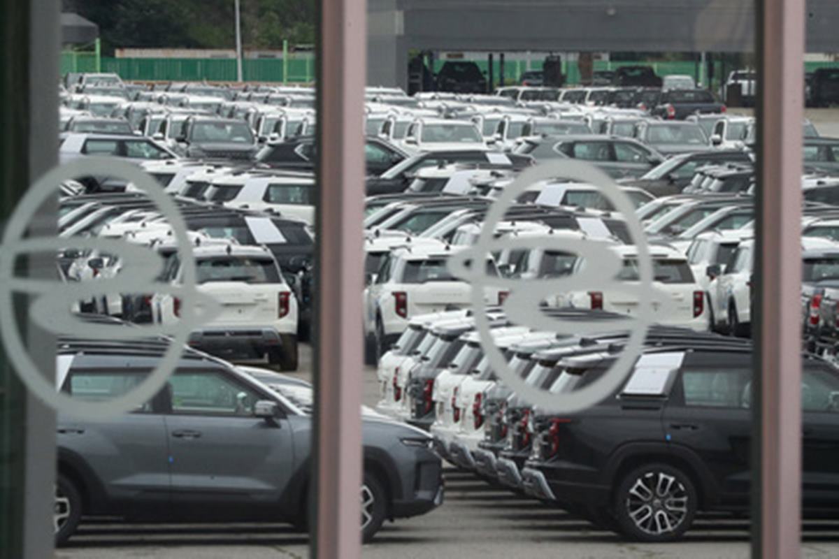 뉴스1 평택출고센터에서 출고 기다리는 토레스들.jpg