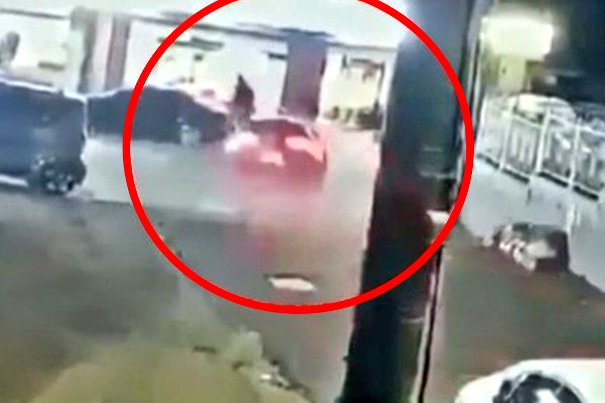 충돌 직전에도 브레이크등 안 들어온 모습 아이오닉 맴버스.jpg