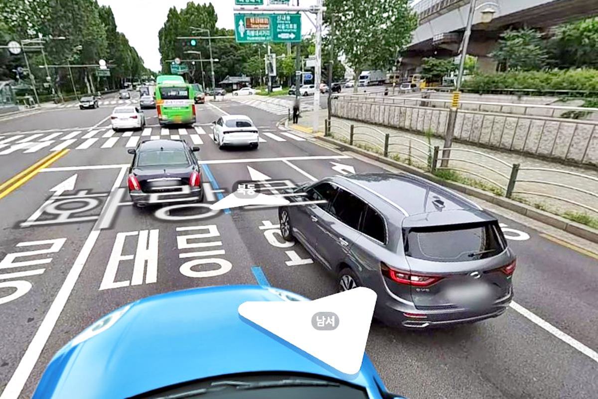 화랑대역 앞 도로 상황 카카오맵 캡쳐.jpg