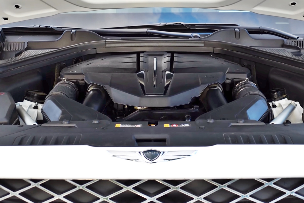 1_제네시스 GV80 3.5T 엔진룸_유튜브 채널 '오토뷰(AutoView)'.jpg