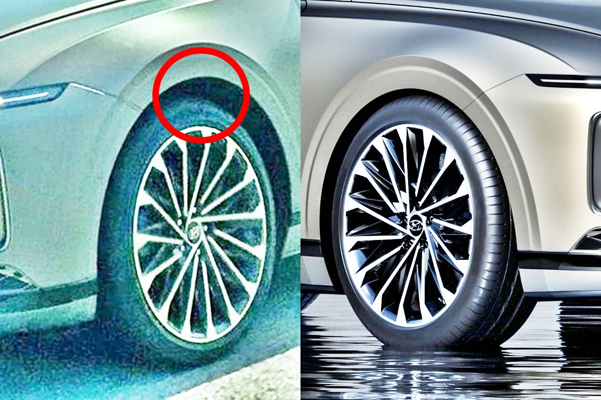 1_신형 그랜저 실물 및 오피셜 사진 휠 돌출 차이_오토스파이넷, 현대자동차.jpg